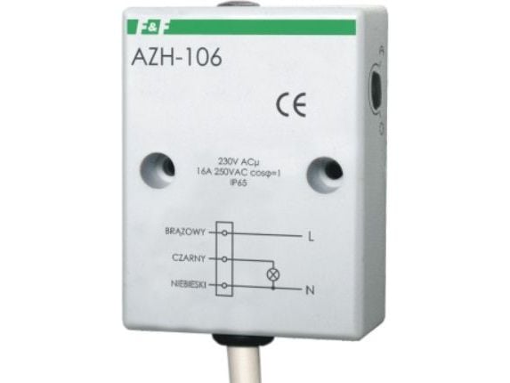 F&amp;F Twilight automaattinen 16A 12V AC/DC 2-1000lx kotelo (AZH-106-12V)