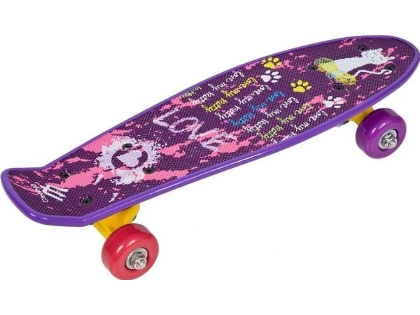 Skateboard Enero Mini Love Kitty i plast Skateboard Enero Mini Love Kitty i plast