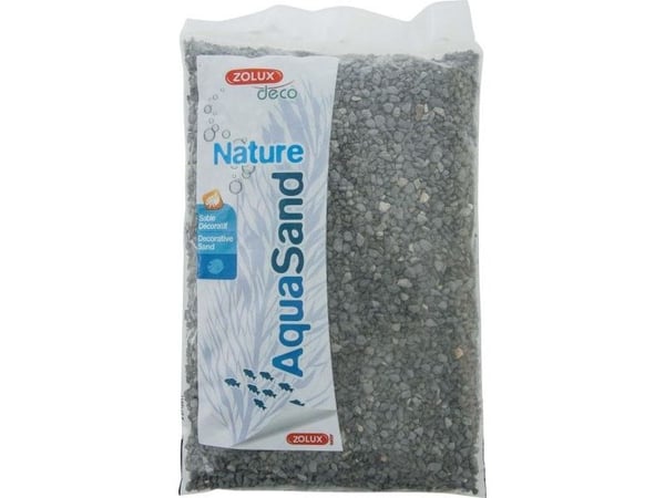 Zolux Aquasand Nature basalt svart 1 kg