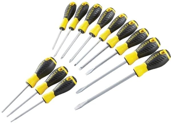 STANLEY Essential - Skrutrekkersett - 12 deler