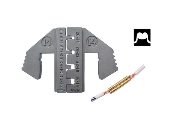 Toolcraft TO-6483003, Puristuspesän muotti, 1 kpl, 2,5 mm², TOOLCRAFT PZ-500