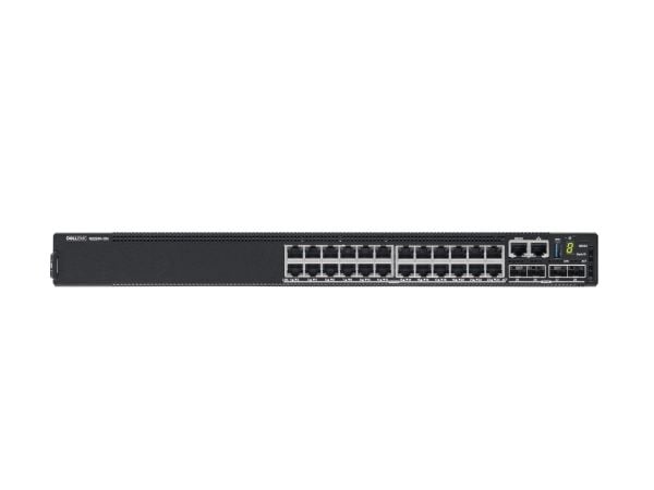 Dell PowerSwitch N2224X-ON - Switch - L3 - Styrt - 24 x 10/100/1000/2.5G + 4 x 25 Gigabit SFP28 - front til bakside-luftflyt - rackmonterbar - CAMP...