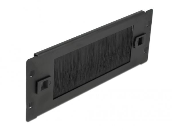 Delock - Koststripepanel - rackmonterbar - svart - 2U - 10"