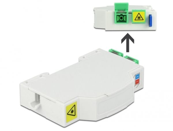 DeLOCK 85922, Hvit, Akrylonitril-butadien-styren (ABS), 60,5 mm, 85 mm, 18,5 mm, 1 stykker