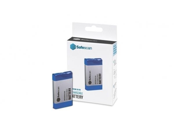 Safescan LB-205, Akku, Safescan, Safescan 6185 money counting scale, Sininen, Harmaa, Litiumioni (Li-Ion), 1150 mAh