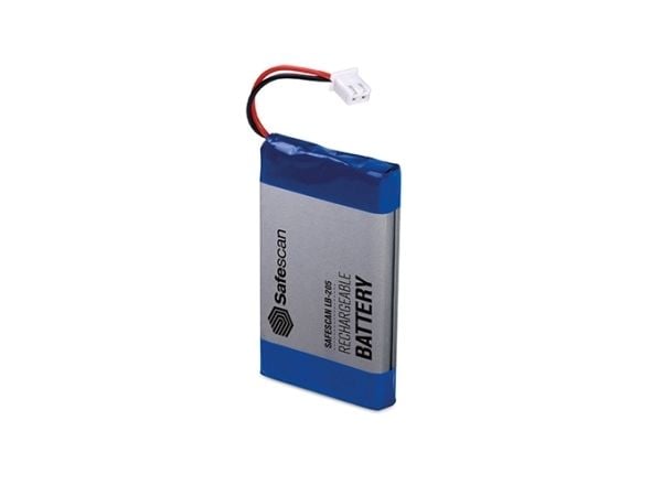 Safescan LB-205, Batteri, Safescan, Safescan 6185 pengetellingsvekt, Blå, Grå, Litium-ion (Li-Ion), 1150 mAh