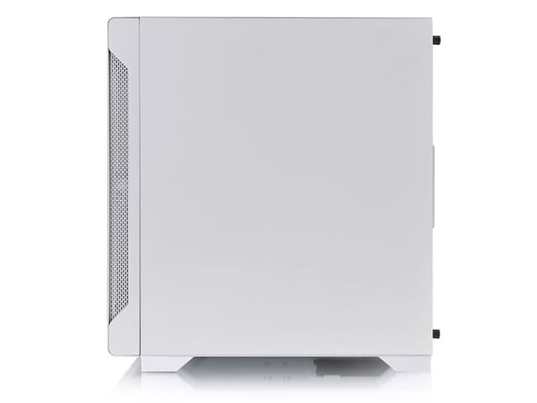 Thermaltake S100 TG Snow - Tempered Glass Snow Edition - tower - micro ATX - sidepanel med vindu (herdet glass) - ingen strømforsyning (PS/2) - hvi...