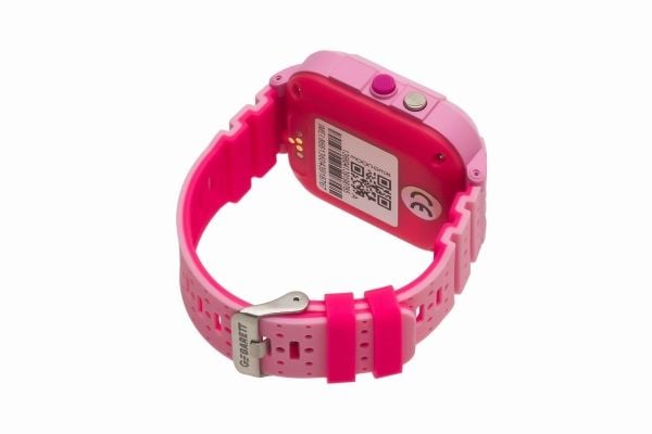 Garett Kids 4G - Rosa - smartklokke med stropp - gummi - display 1.4" - 4 GB - Wi-Fi, Bluetooth - 4G