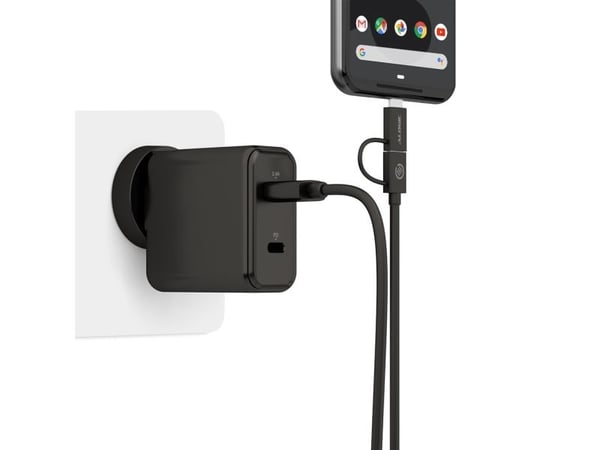 ALOGIC - USB-kaapeli - USB (han) til Micro-USB Type B, USB-C (han) - USB 2.0 - 1 m - lajitellaan - lajittelu