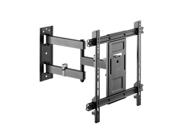 LogiLink BP0112, 200 x 100 mm, 400 x 400 mm, -5 - 13°, -90 - 90°, Akrylnitrilbutadienstyren, Plast, Stål, Svart