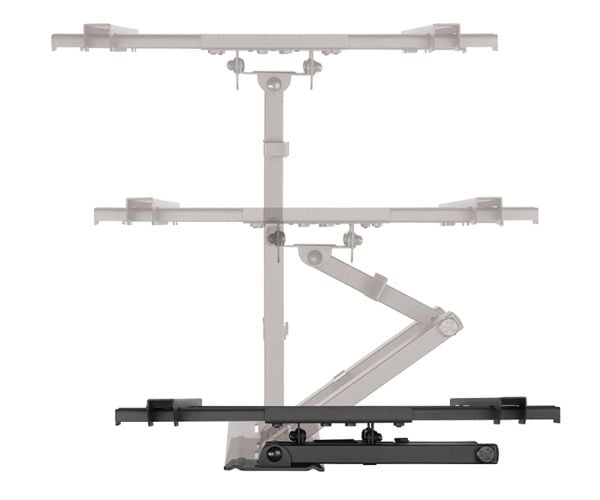 LogiLink BP0112, 200 x 100 mm, 400 x 400 mm, -5 - 13°, -90 - 90°, Akrylnitrilbutadienstyren, Plast, Stål, Svart