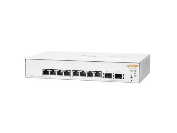HPE Networking Instant On 1930 8G 2SFP Switch - Switch - L3 - Styrt - 8 x 10/100/1000 + 2 x Gigabit SFP - stasjonær