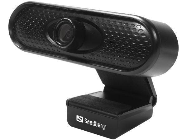 Sandberg USB Webcam 1080P HD - Nettkamera - farge - 2 MP - 1920 x 1080 - 1080p - lyd - USB 2.0