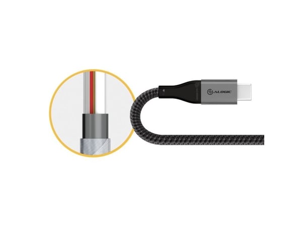 Alogic Super Ultra - USB-adapteri - USB-C (han) til USB Type A (hun) - USB 3.1 Gen 1 - 15 cm - avaruusharmaa - avaruusharmaa