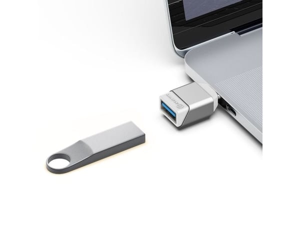 ALOGIC Ultra Series - USB-sovitin - USB-C (han) til USB Type A (hun) - USB 3.1 Gen 1 - sølv