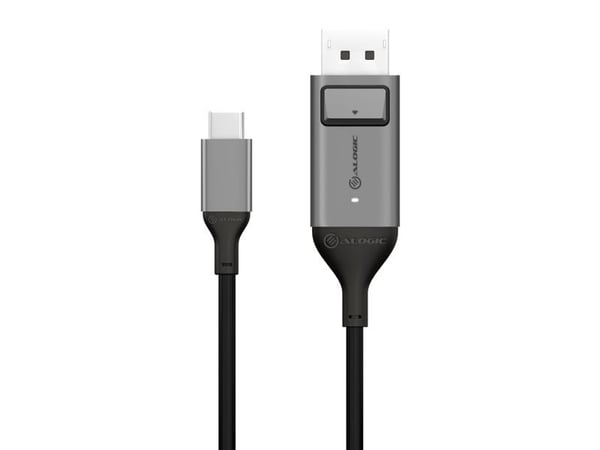 ALOGIC ULCDP02-SGR, 2 m, DisplayPort, USB Type-C, Uros, Uros, Suora