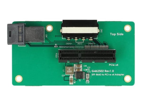 DeLOCK 62788, SAS, PCIe, PCIe 3.0, Musta, Vihreä, 70 mm, 95 mm