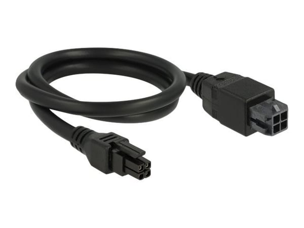 Delock - Förlängningskabel för ström - Mikro-Fit med 4 stift (R) till Mikro-Fit med 4 stift (hane) - 50 cm