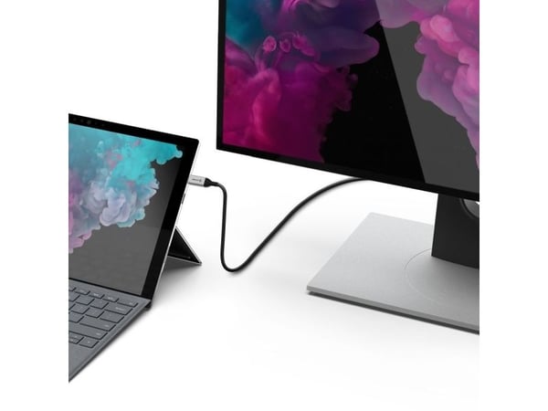 ALOGIC Ultra - Adapterkabel - Mini DisplayPort han til HDMI han - 2 m - avaruuden harmaa - 4K-tuki, aktiivinen