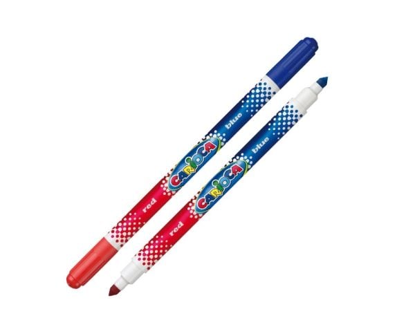 Carioca Bi-Color, Keskikokoinen, Monivärinen, Pyöreä pää, 1 mm, 4,7 mm, Pyöreä