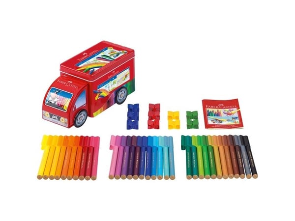 Faber-Castell 155533, Multi, Monivärinen, 33 väriä, Lapsi, Poika/tyttö, 33 kpl