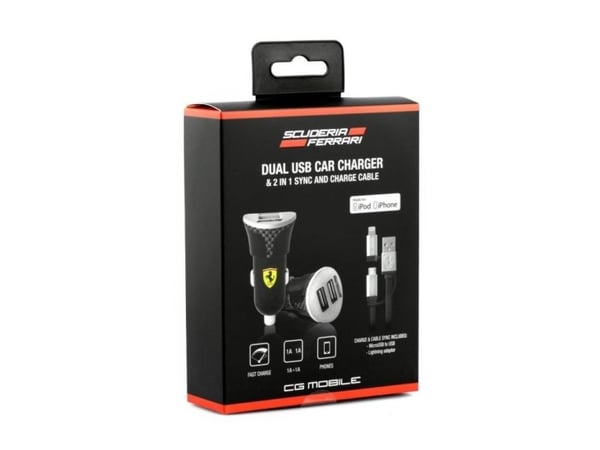 Ferrari Lader FERRARI Billader MFI 2in1 FEBCCCBUNBK svart - ORG002260