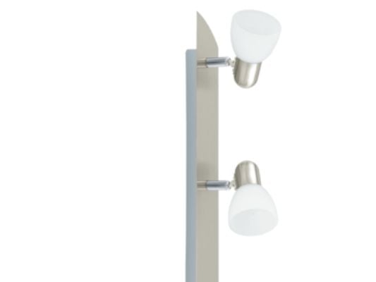 EGLO ENA spotlight i børstet stål med satinhvit glassdiffusor, 3L