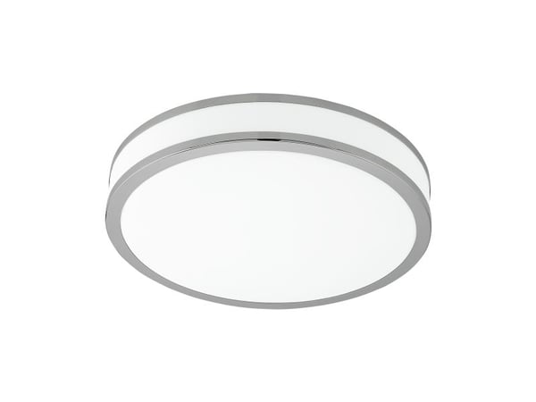 EGLO Palermo 2, LED, Ikke-utskiftbare pærer, 3000 K, 2500 lm, IP20, Kromfarget, Hvit