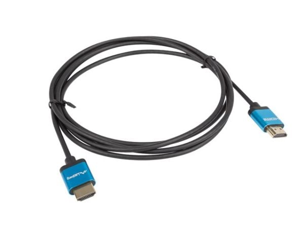 Lanberg - Premium High Speed - HDMI-kabel med Ethernet - HDMI hann til HDMI hann - 1 m - svart - 4K-støtte, 1080p-støtte