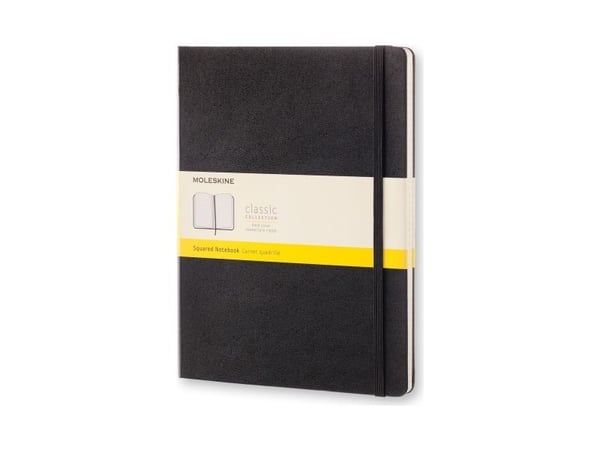 Moleskine 805-12-7289-529-2, Monokromatisk, Sort, Matt, 70 g/m², Rute papir, Innbundet (hardcover)