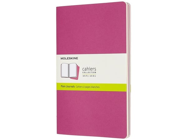 Moleskine Cahier, monokromatisk, rosa, 80 ark, 70 g/m², innbundet, universell