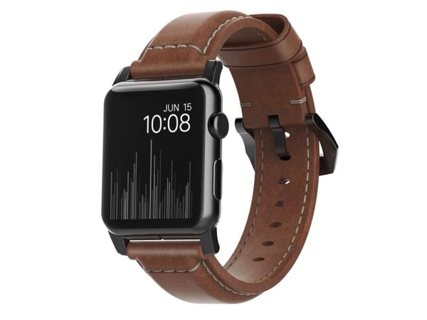Nomad NM1A4RBT00, Yhtye, Älykello, Ruskea, Apple, Apple Watch Sport, Apple Watch, Apple Watch Edition, Nahka