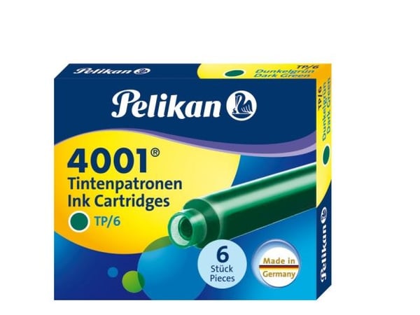 Pelikan 300087, Grønn, Blå, Gult, Tyskland, 6 stykker