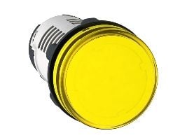 Schneider Electric XB7, Gul, IP65, 250 V, 2,2 cm