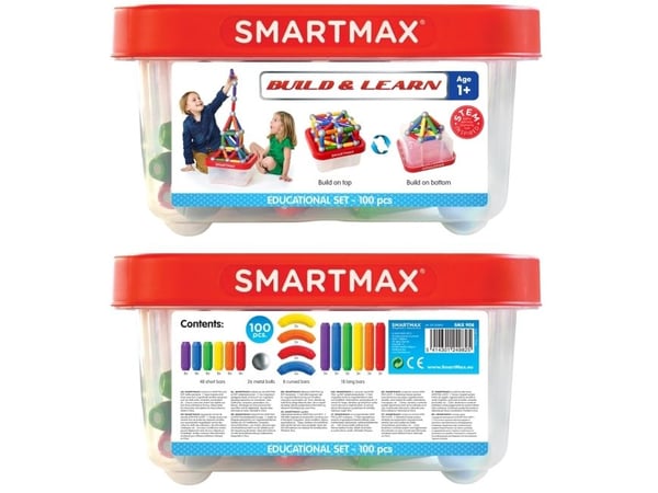 SmartMax Build & Learn, Byggsats, 1 År, 100 styck, 3,39 kg