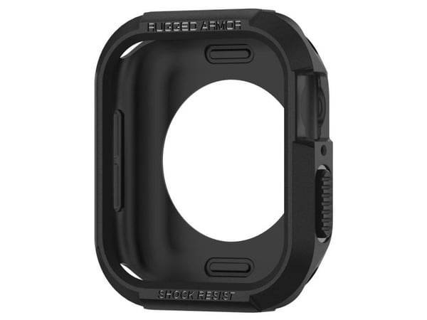 Spigen Rugged Armor - Støtfanger for smartarmåndsur - robust - termoplast-polyuretan (TPU) - svart