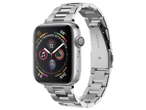 Spigen 061MP25943, Band, Smartwatch, Silver, Apple, Watch Series 5 / 4 (40mm), Rostfritt stål