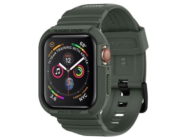 Spigen 062CS26016, Band, Smartklokke, Grønn, Apple, Watch Series 4, Termoplastisk polyuretan (TPU)