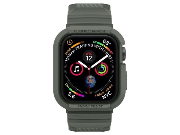 Spigen 062CS26016, Band, Smartklokke, Grønn, Apple, Watch Series 4, Termoplastisk polyuretan (TPU)
