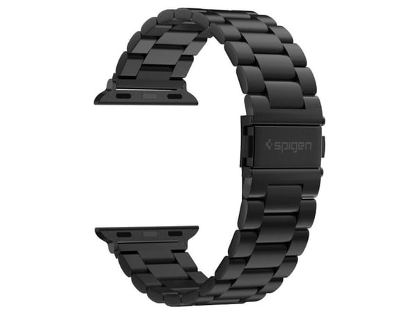 Spigen Modern Fit, Band, Svart, Apple, Rustfritt stål, 44/42 mm