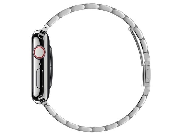 Spigen Modern Fit, Band, Smartklokke, Sølv, Apple, Rustfritt stål, 44 mm