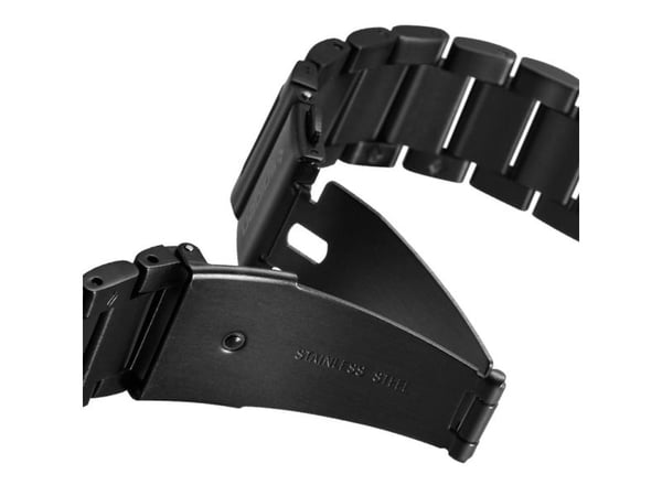 Spigen 600WB24980, Band, Smartklokke, Sort, Samsung, Galaxy Watch, Rustfritt stål