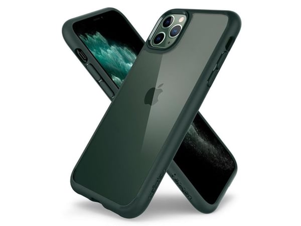 Spigen ACS00417, Suojus, Apple, iPhone 11 Pro, 16,5 cm (6.5"), Vihreä, Läpinäkyvä