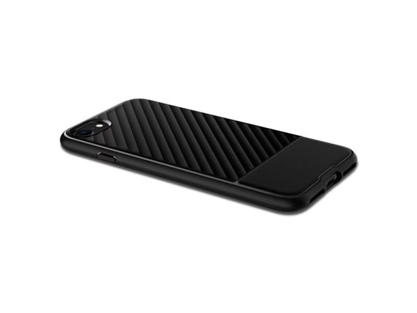 Spigen Core Armor, Suojus, Apple, iPhone SE 2020, 11,9 cm (4.7"), Musta