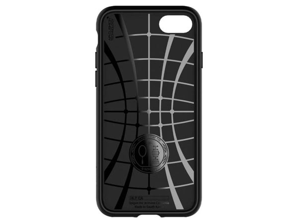 Spigen Core Armor, Suojus, Apple, iPhone SE 2020, 11,9 cm (4.7"), Musta