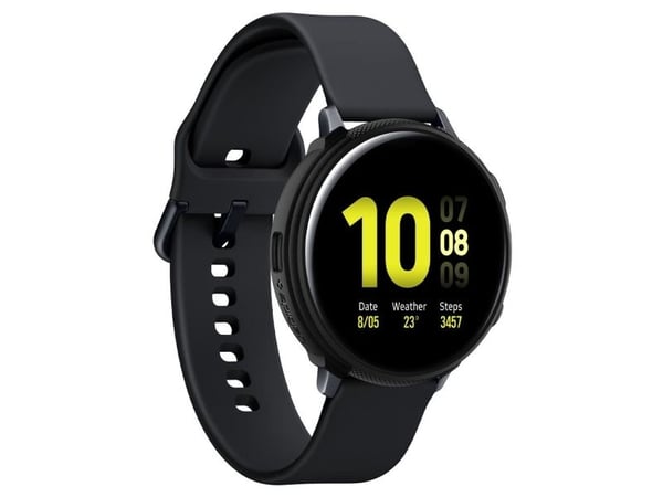Spigen ACS00218, Etui, Smartklokke, Sort, Samsung, Galaxy Watch Active 2 (40mm), Ripebestandig, Sjokkresistent