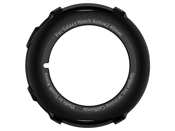 Spigen ACS00218, Etui, Smartklokke, Sort, Samsung, Galaxy Watch Active 2 (40mm), Ripebestandig, Sjokkresistent