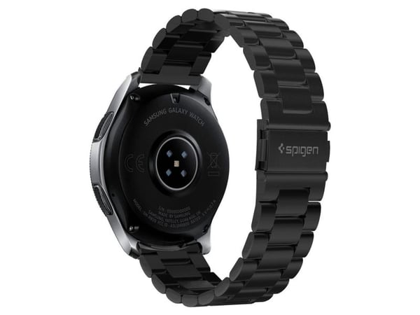 Spigen 600WB24983, Band, Smartklokke, Sort, Samsung, Galaxy Watch (46mm), Rustfritt stål