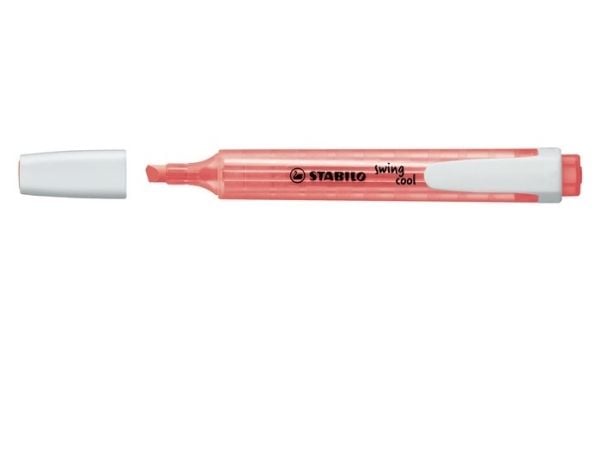 STABILO swing cool Pastel, 1 stykker, Rosa, Meisel tupp, Rosa, Hvit, 1 mm, 4 mm