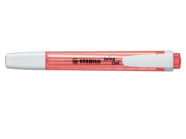 STABILO swing cool Pastel, 1 stykker, Rosa, Meisel tupp, Rosa, Hvit, 1 mm, 4 mm